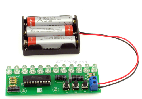 AVT3186C Efekt LED - spadający meteoryt (Zestaw zmontowany)