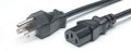 KAB45.61.2 Kabel zasil.USA 2m czarny  z bolcem-2483