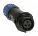 SPP1311-3GZ Gniazdo 3 pin na kabel (4-6.5mm) okrągły, zakręcany, wodoodporny - gwint zewnętrzny