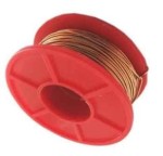 DNE070-010 Drut miedziany w emalii 0.70 mm - szpulka 0.10kg - (ok. 29m)