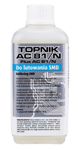 AG744.1 Topnik do lutowania SMD bezkalafoniowy AC-81/N - w płynie 100ml