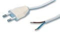 KAB43.01W Kabel zasilający  220V wtyk biały 1.5m-2265