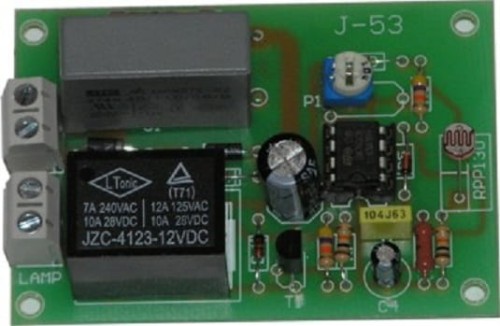 KIT653 Wyłącznik zmierzchowy z przekaźnikiem (Kompletny zestaw) J-53
