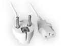 KAB45.018W Kabel zasilający komputerowy biały 1.8m-2277