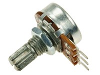 PR1k-B   Potencjometr obrotowy  1k typ B (logarytmiczny)