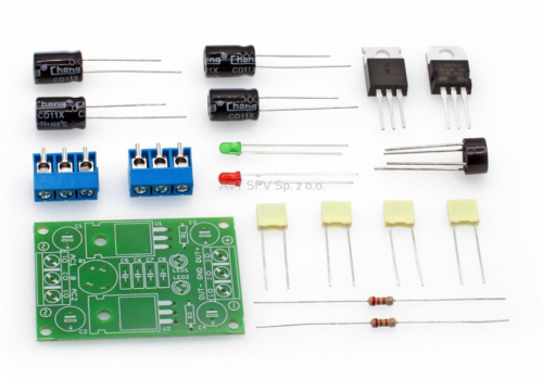 AVT3140/15B Modułowy zasilacz symetryczny ±15V (Zestaw do zlutowania)