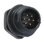 SPP2112-7WZ-P Wtyk 7 pin, zakręcane na obudowę, wodoodporny - gwint zewnętrzny (15A)