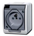 GAC250PL-HND1 Gniazdo 230V - standard PL natynkowe-1667