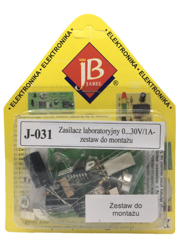 KIT631 Zasilacz laboratoryjny 0-30V, 0...1A (Zestaw do lutowania) J-31