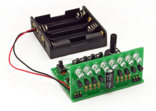 AVTEDU641 Stroboskop dyskotekowy LED (Zestaw do nauki lutowania) AVTEDU641