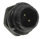 SPP1312-2WZ-P Wtyk 2 pin, zakręcane na obudowę, wodoodporny - gwint zewnętrzny