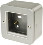 RT-PK79X79EU Puszka instalacyjna, natynkowa, pojedyncza, wymiary: 79x79mm (euromoduł)