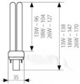 ZAR-L09W165 Świetlówka podkowa 9W 600lm Osram-88