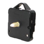 UM212.05U Mechanizm zegara kwarcowego (z gwintem) 5.6x5.6x1.6cm, dł. gwintu 5mm (dł. całkowita osi 11mm)