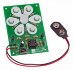 VAVTEDU643 Dwukolorowy kwiatek LED (Zestaw do nauki lutowania) AVTEDU643