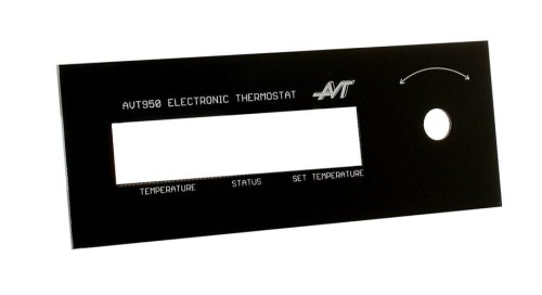 AVT950F Termostat elektroniczny - panel czołowy 