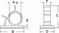 UM369.10 Uchwyt samoprzylepny do kabli fi 10.3mm-985