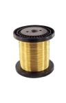 DRUTMM050-100R Drut mosiężny miękki, gatunek M63, grubość 0.5 mm - szpula 1kg ( około 600mb)
