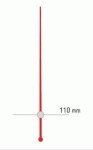 UM213Y.110RG Wskazówka sekundowa, czerwona o długości d=110mm (typu Y)