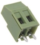 ETB2P508H18M Kostka zaciskowa podwójna, raster 5.08 mm - wysokość 18mm, zielona 