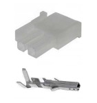 TH02-MX-G/2 Złącze mocy, gniazdo na kabel - 2pin (z terminalami) raster gniazda: 4.2mm - opakowanie 2 szt.
