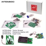 VAVTEDUBOX3 Zestaw 3 kitów DIY do nauki lutowania (AVTEDU627, AVTEDU638, AVTEDU649)