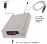 SD-DGA0-RA Generator dźwięków AUDIO do głośników - wyzwalany radiowo - wymaga nadajnika (wersja z alarmem)