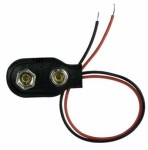 WBAT9 Wtyk (klips) do baterii 9V - pionowy