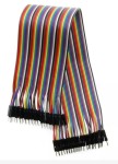 CAB_B(KOL30)_40 Przewody połączeniowe kolorowe /złącze męskie - złącze męskie/ - komplet 40 sztuk - długość ok 30cm