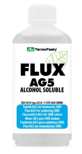 AG741.1 Topnik do lutowania SMD bezkalafoniowy AG-5 - w płynie 100ml