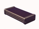 GAL1455C1201BK Obudowa z aluminium wymiary: 120x54x23mm - czarna