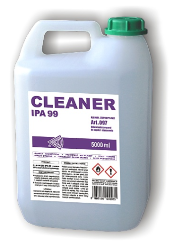 MC097 Preparat CLEANSER IPA 99 - alkohol izopropylowy o czystości 99% - w płynie - butelka 5000ml