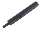 TUL-KDA10 Tulejka dystansowa, plastikowa, gwint zewnętrzny i wewnętrzny 3mm, L=10mm