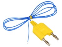 SONTP-SONDAK40 Sonda temperaturowa typu K  - zakres: od -20 do 250 stopni C  -  bez obudowy (wtyki bananowe)