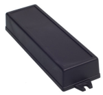 Z-51U Obudowa z tworzywa Z51 wymiary: 155x49x27mm - pełna - uszy na krótszej krawędzi - czarna - ABS