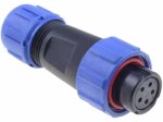 SPP1310-5GW Gniazdo 5 pin na kabel (4-6.5mm) okrągły, zakręcany, wodoodporny - gwint wewnętrzny