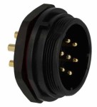 SPP2912-7WZ-P Wtyk 7 pin, zakręcane na obudowę, zakręcany, wodoodporny - gwint zewnętrzny (25A)