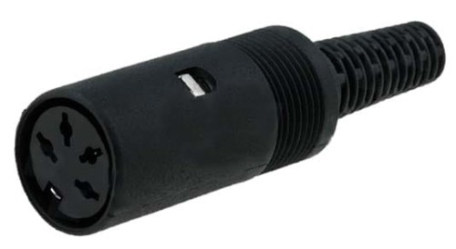 gniazdo typu din na kabel - 4pin