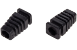 ODGIETKA-7/100 Odgiętka na kabel wychodzący z obudowy 7mm - czarna - opakowanie 100 sztuk
