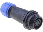 SPP1311-9GZ Gniazdo 9 pin na kabel (4-6.5mm) okrągły, zakręcany, wodoodporny - gwint zewnętrzny