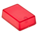 Z-43-cz Obudowa z tworzywa Z43cz wymiary: 46x31x16mm - półprzeźroczysta, czerwona - ABS