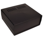 Z-17W Obudowa z tworzywa Z17W wymiary: 217x235x92mm - wentylacja - czarna - polistyren