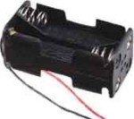 BAT4XR03-A Pojemnik z tworzywa; wymiary: 47 x 57 x 28 mm z kabelkiem [AAA]