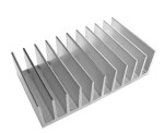 A5724-10 Radiator aluminiowy wymiary: 100mm x 35mm x 124mm